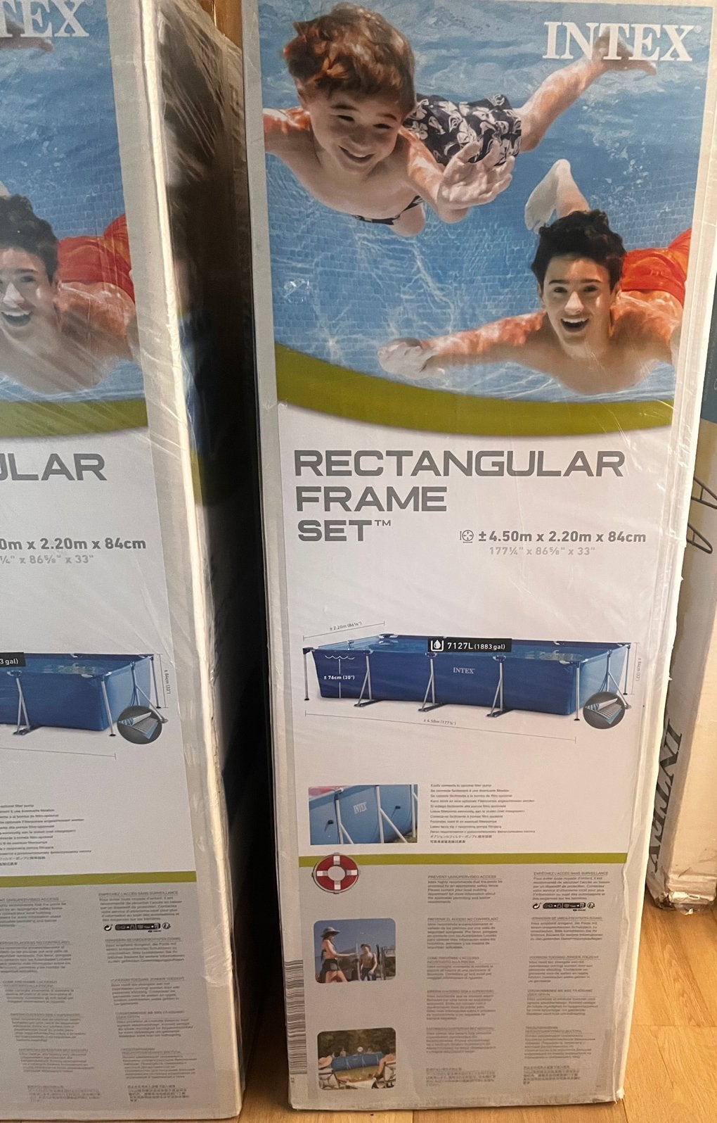 Zwembad Intex framepool 450x220x84 Nieuw 28272, Tuin en Terras, Zwembaden, Ophalen, 200 tot 300 cm, 80 tot 120 cm, Nieuw
