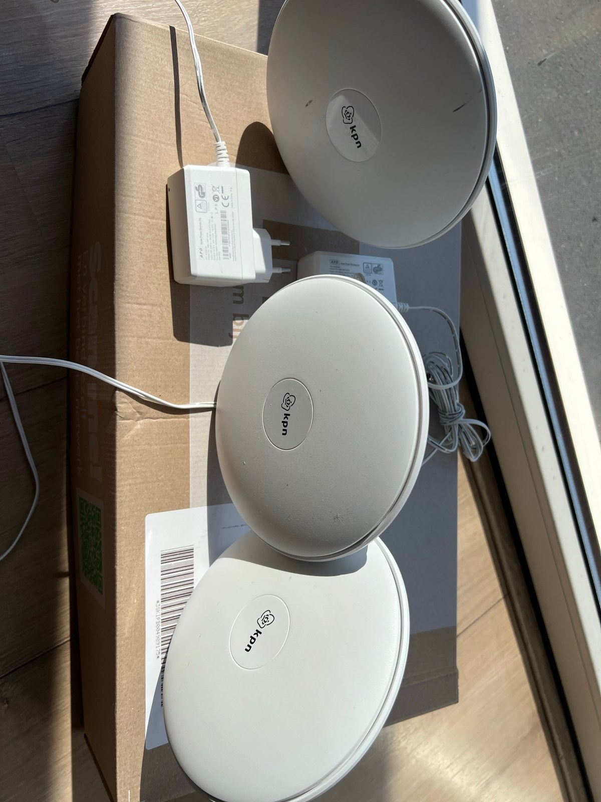 KPN SuperWifi punten (3 stuks) met adapters, Ophalen, Gebruikt, Router