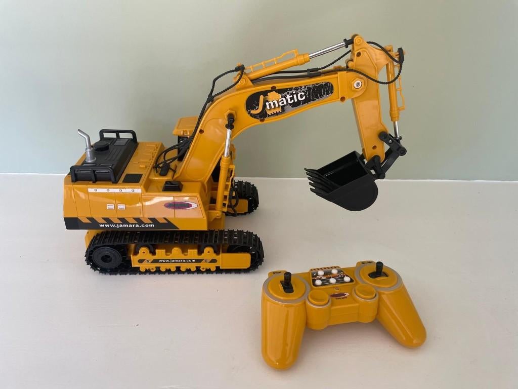 Jamara RC graafmachine J-matic radiografisch geel, Elektro, Gebruikt, Ophalen of Verzenden, Auto onroad