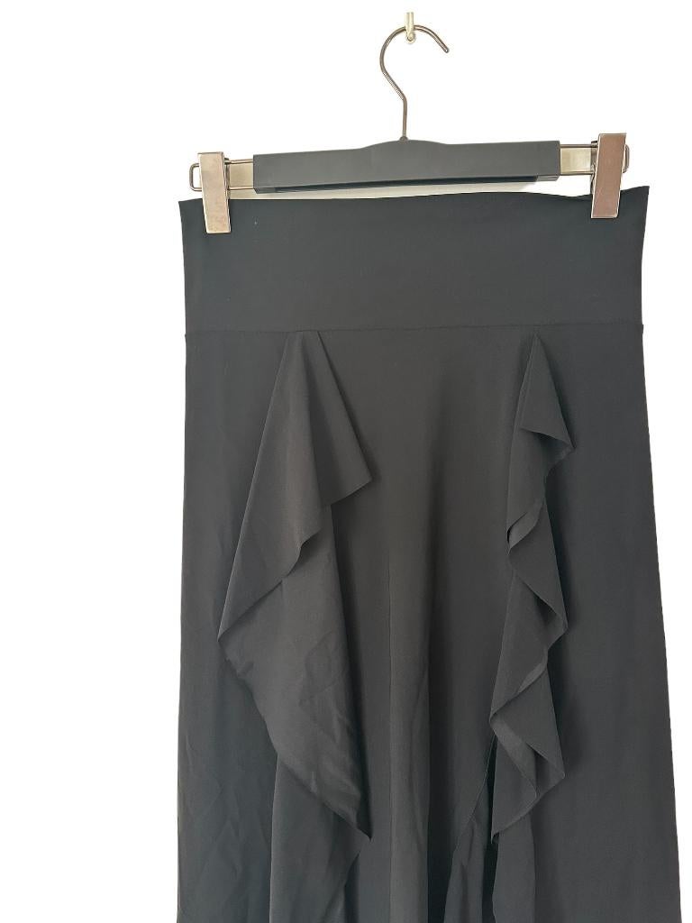 Marithe Francois Girbaud rok S, Zwart, Ophalen of Verzenden, Zo goed als nieuw, Onder de knie