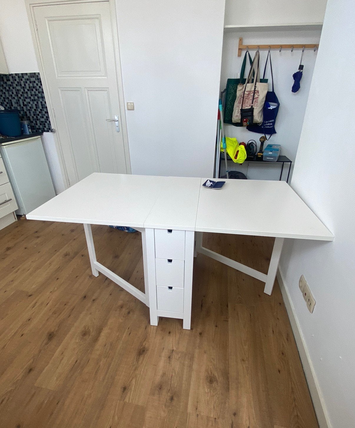 IKEA Norden klaptafel / bureau, Ophalen, Gebruikt, 100 tot 150 cm, 50 tot 100 cm