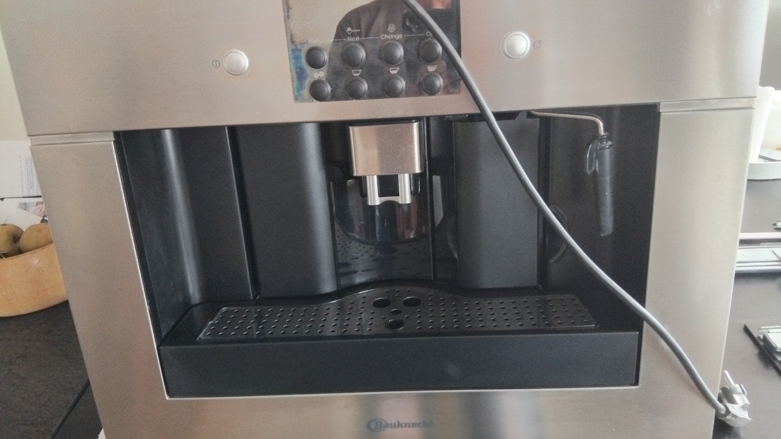 Bauknecht inbouw koffiemachine met bonenmaler, Ophalen of Verzenden