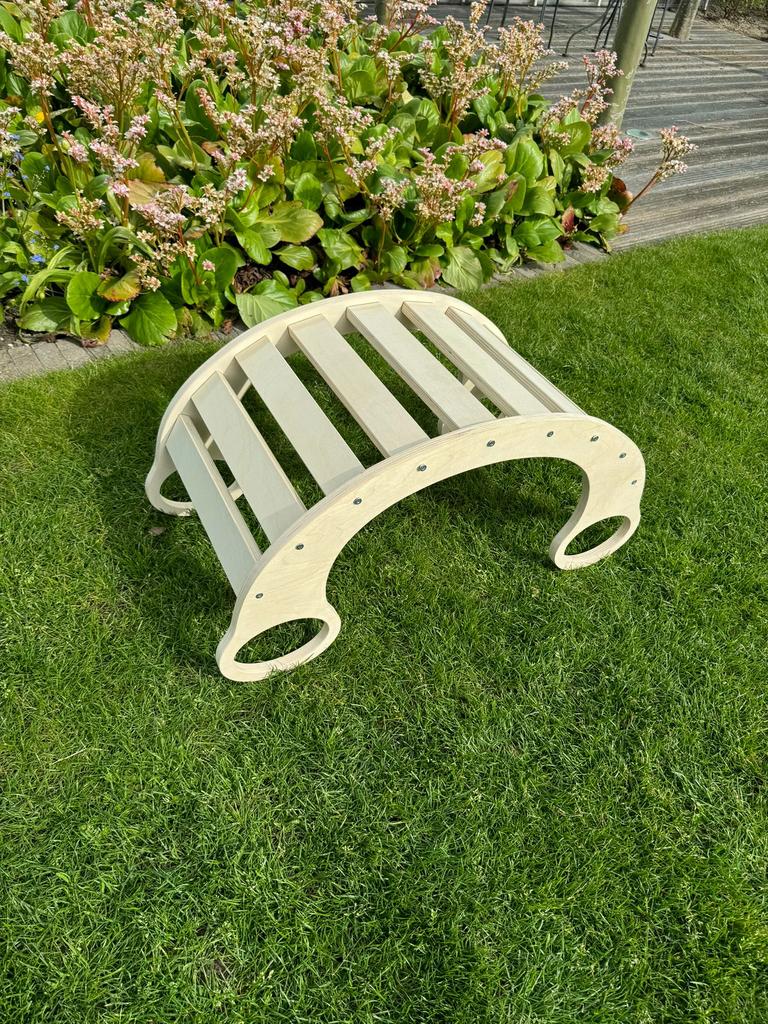 Houten pikler boog / klimrek - Montessori naturel, Kinderen en Baby's, Speelgoed | Houten speelgoed, Nieuw, Ophalen of Verzenden