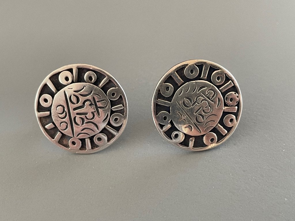Oorbellen | Mexico | vintage, Ophalen, Overige materialen, Gebruikt, Knopjes of Stekers