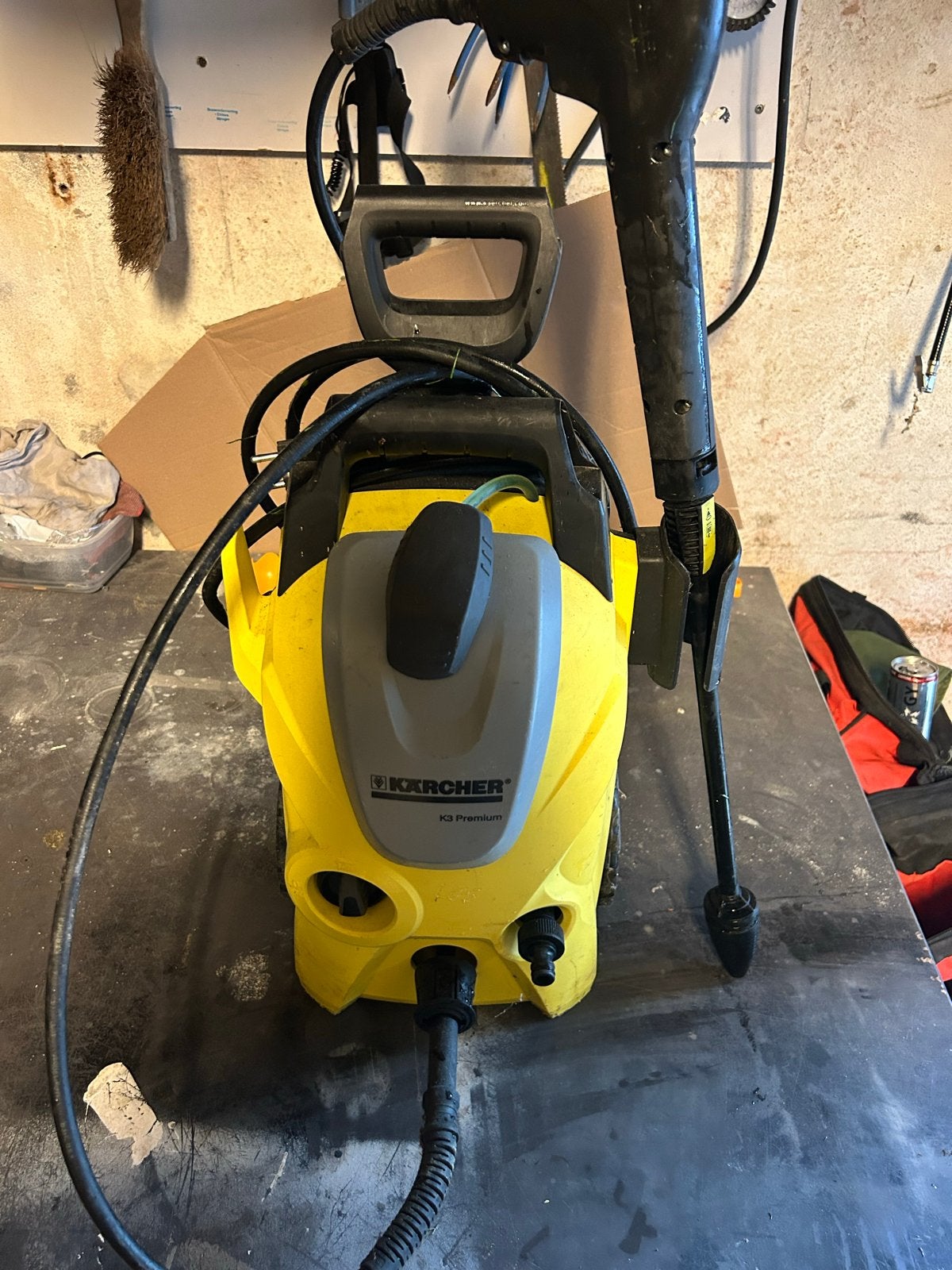 Kärcher K3 Premium Hogedrukreiniger - Krachtig en Compact, Tuin en Terras, Ophalen, Gebruikt, Elektrisch, Met regelbare waterdruk