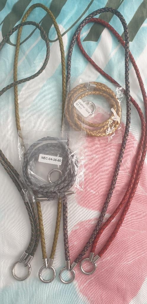 Mi Moneda leren ketting, Ophalen, Overige kleuren, Nieuw, Overige materialen