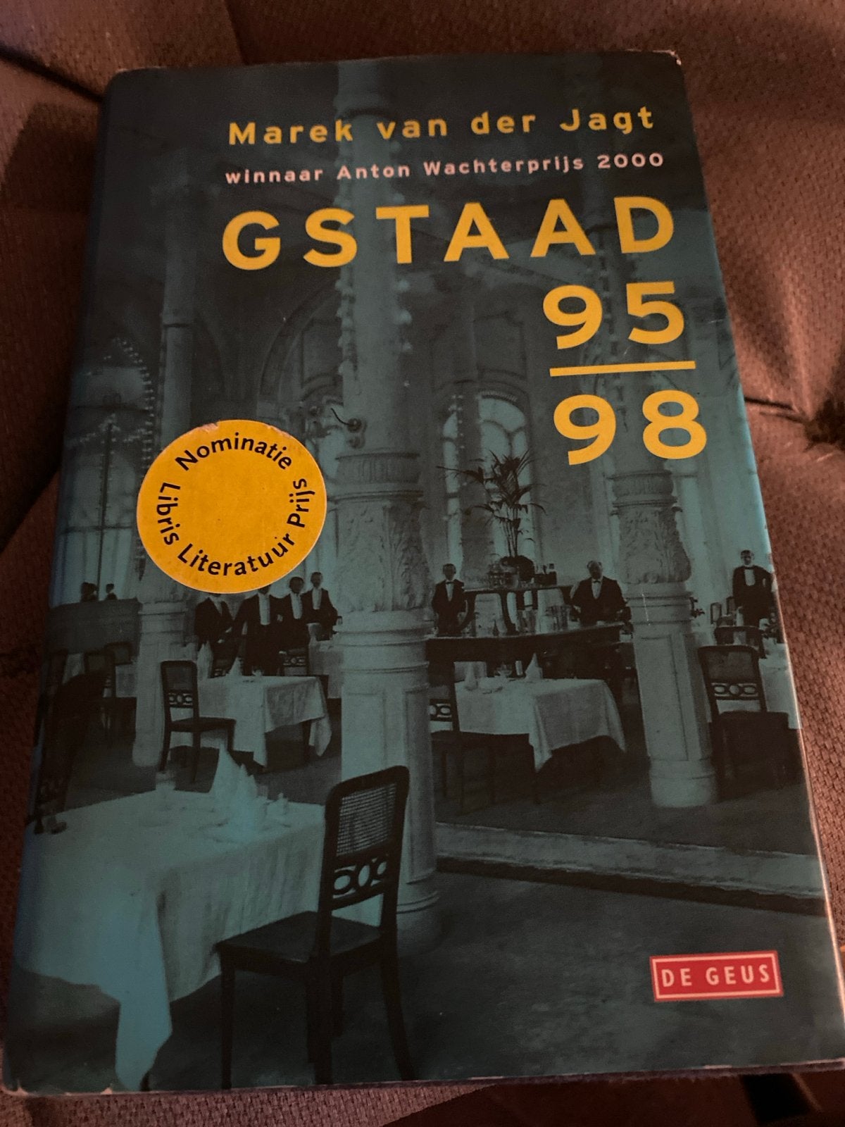 Gstaad 95/98 - Marek van der Jagt (Nominatie Libris), Ophalen of Verzenden, Gelezen, Nederland