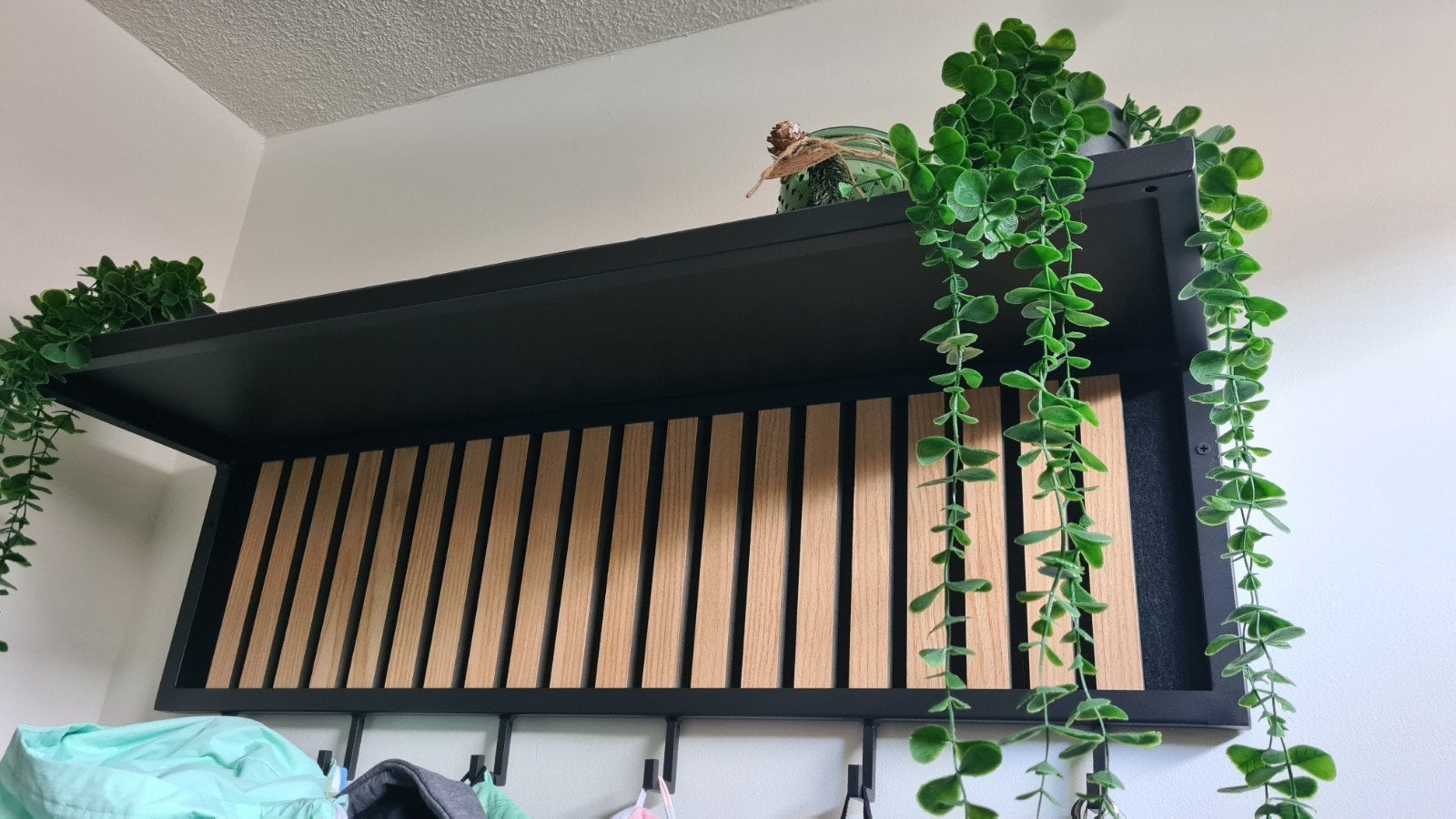 Nieuwe kapstok De Bommel model Koen - 90cm breed, 6 haken, Ophalen