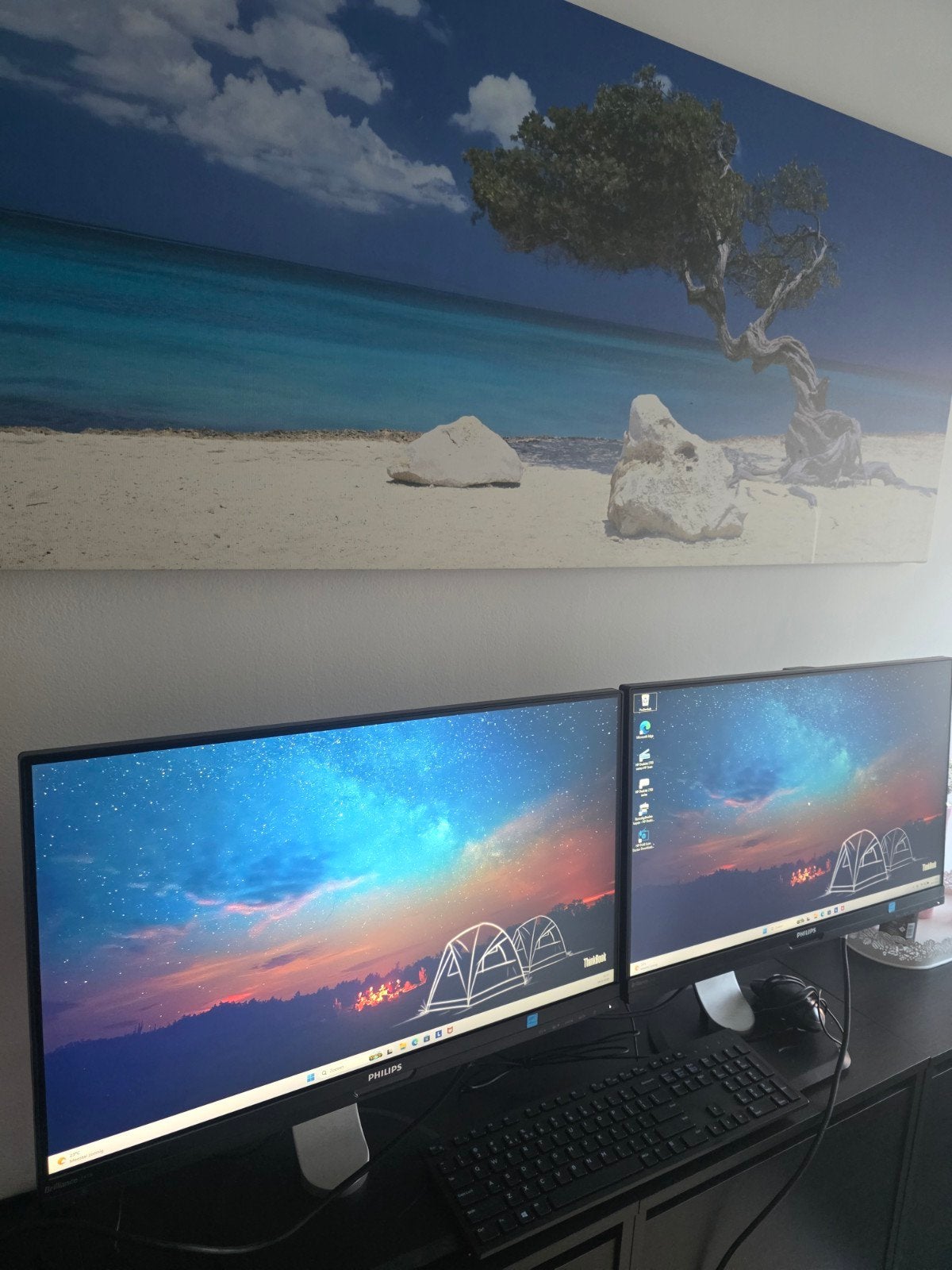 Complete thuis/Werkplek inclusief dockingstation USB-C