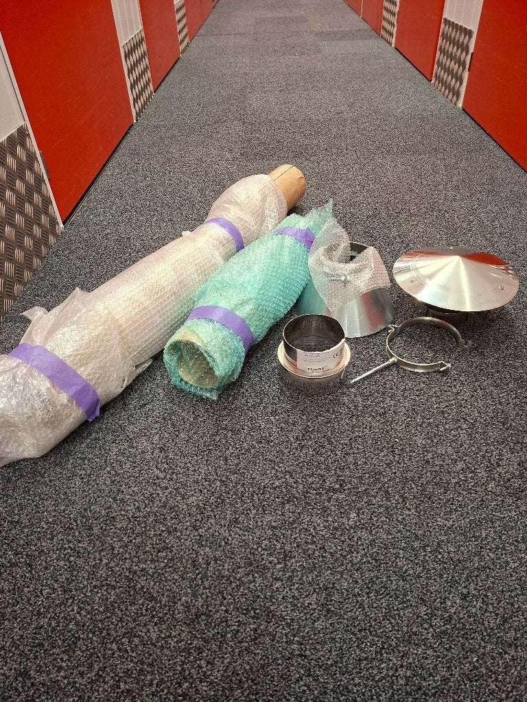 roestvrijstaal kachel pijpen houtkachel, Ophalen, Overige typen, Nieuw, Rvs