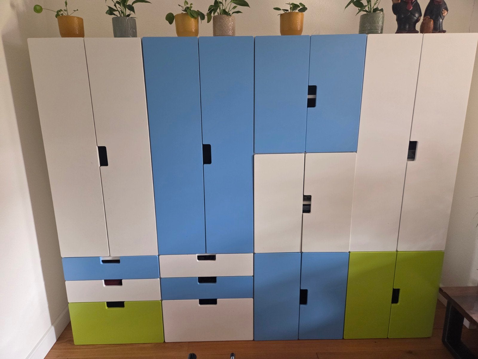 Stuva Kleurrijke kledingkast met lades en deuren, Ophalen, Gebruikt, 200 cm of meer, 150 tot 200 cm