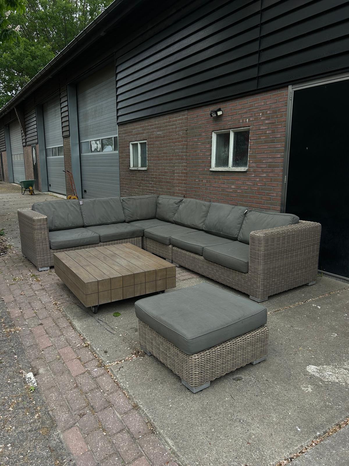 XL Luxe Apple Bee Loungeset te koop, Ophalen, Zo goed als nieuw, Hocker
