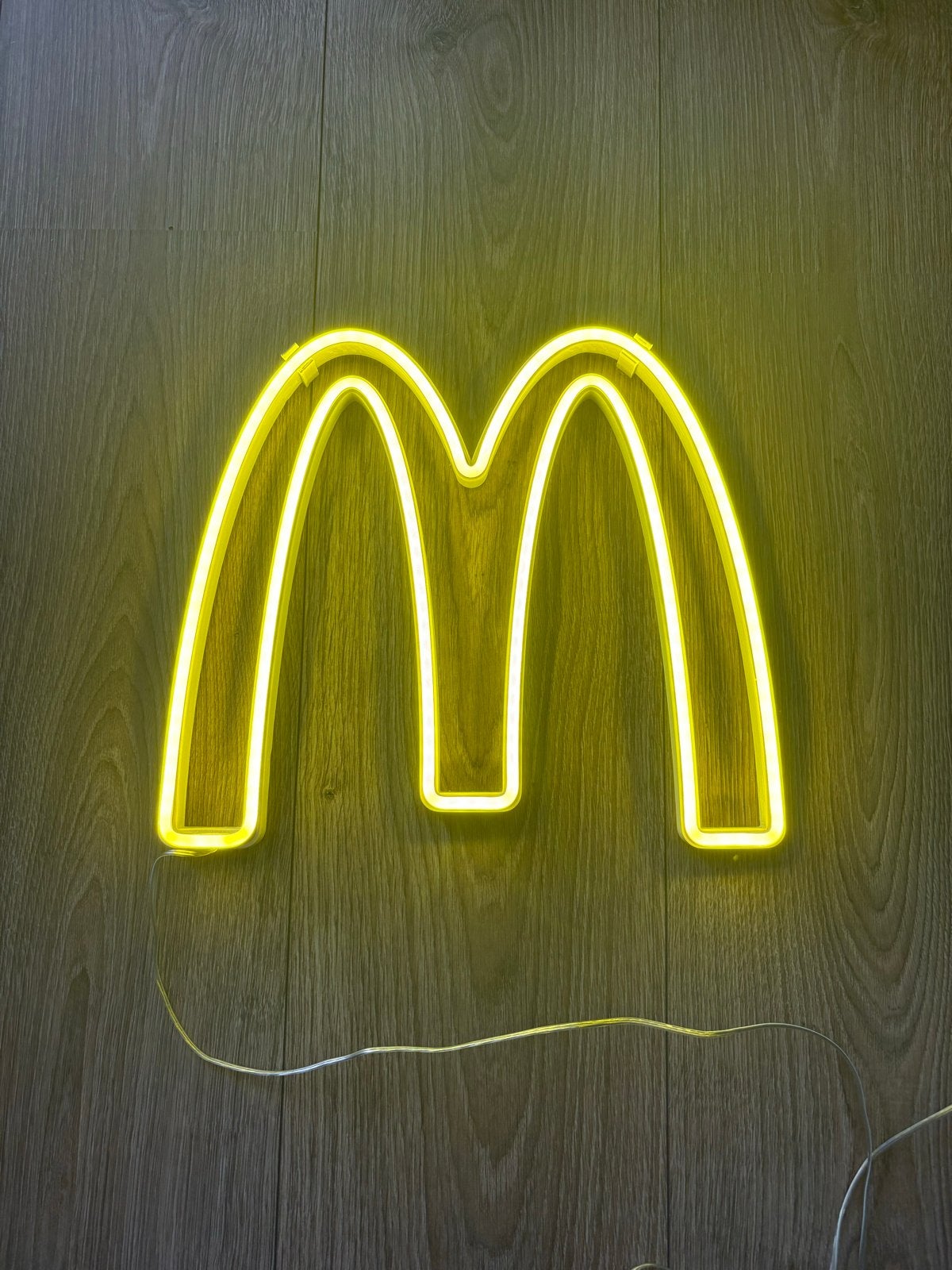 Neon LED verlichting McDonald's logo, Ophalen, Kunststof, Zo goed als nieuw, Modern