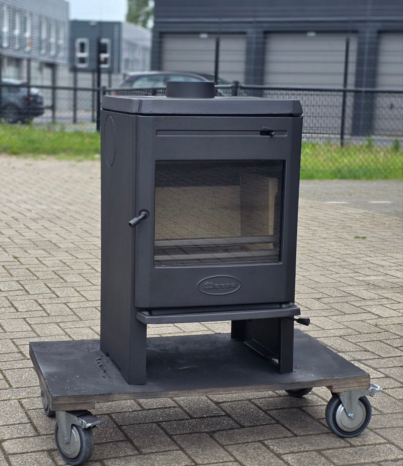 Houtkachel Dovre 350CB, Huis en Inrichting, Kachels, Houtkachel, Ophalen of Verzenden, Zo goed als nieuw, Vrijstaand