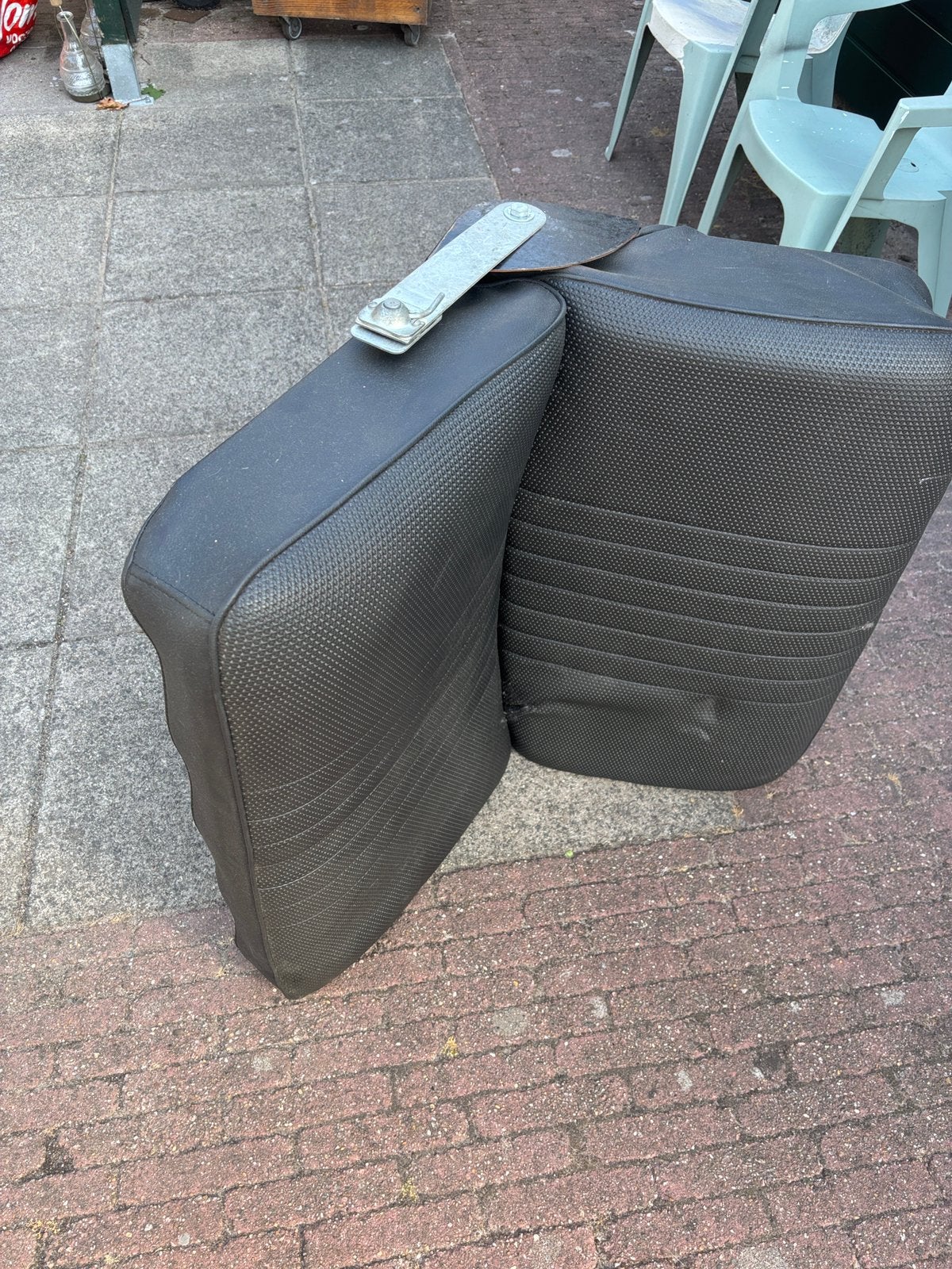 VW T2 bijrijdersbankje zwart, zeer goede staat, Ophalen, Gebruikt, Volkswagen