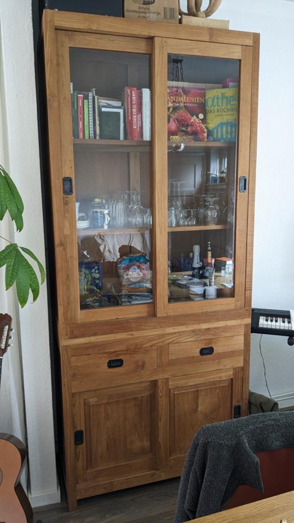 Teak buffetkast, Ophalen, Gebruikt, 200 cm of meer, Teakhout