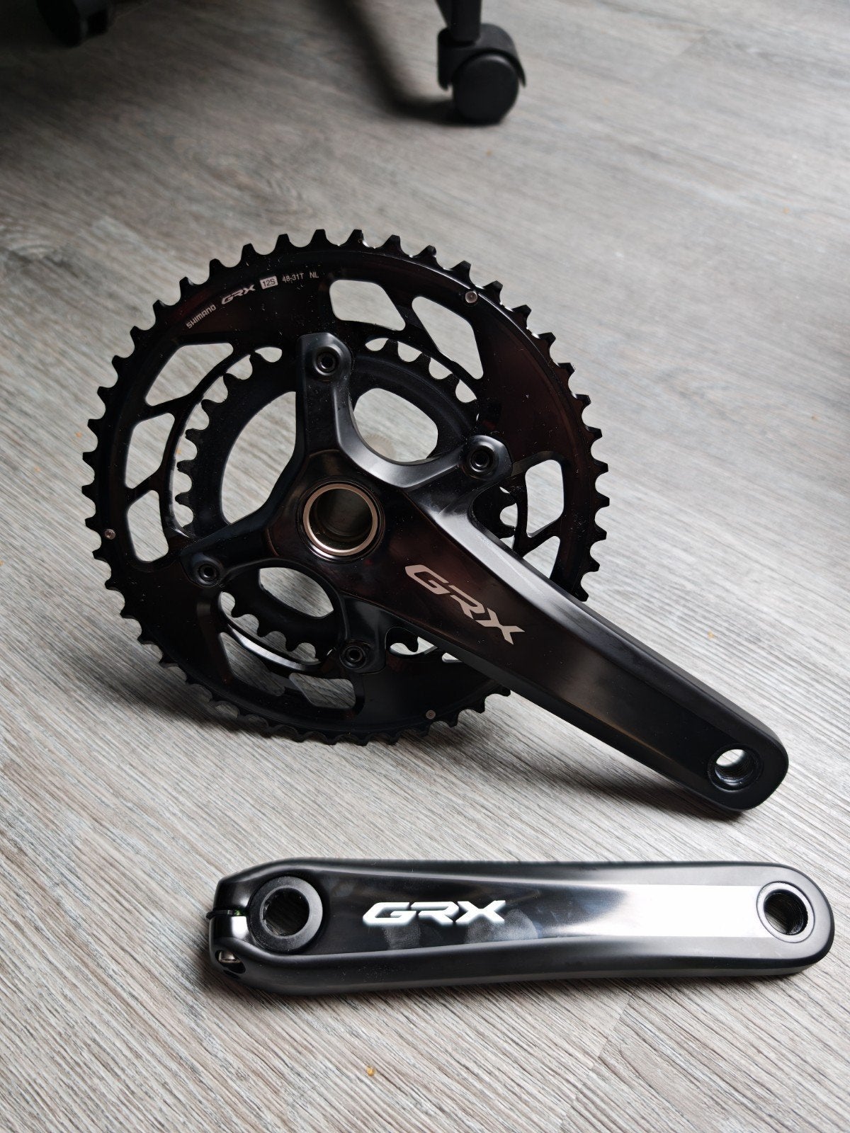 Shimano GRX 12s Crankstel 48/31T 172.5mm - RX-820, Crankstel of Pedalen, Ophalen of Verzenden, Zo goed als nieuw, Shimano GRX