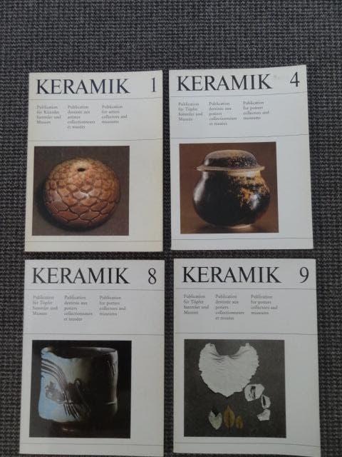 4 duitstalige boekjes Keramik 1,4,8 en 9 totaal 285pp, Verzenden, Gelezen, Overige onderwerpen