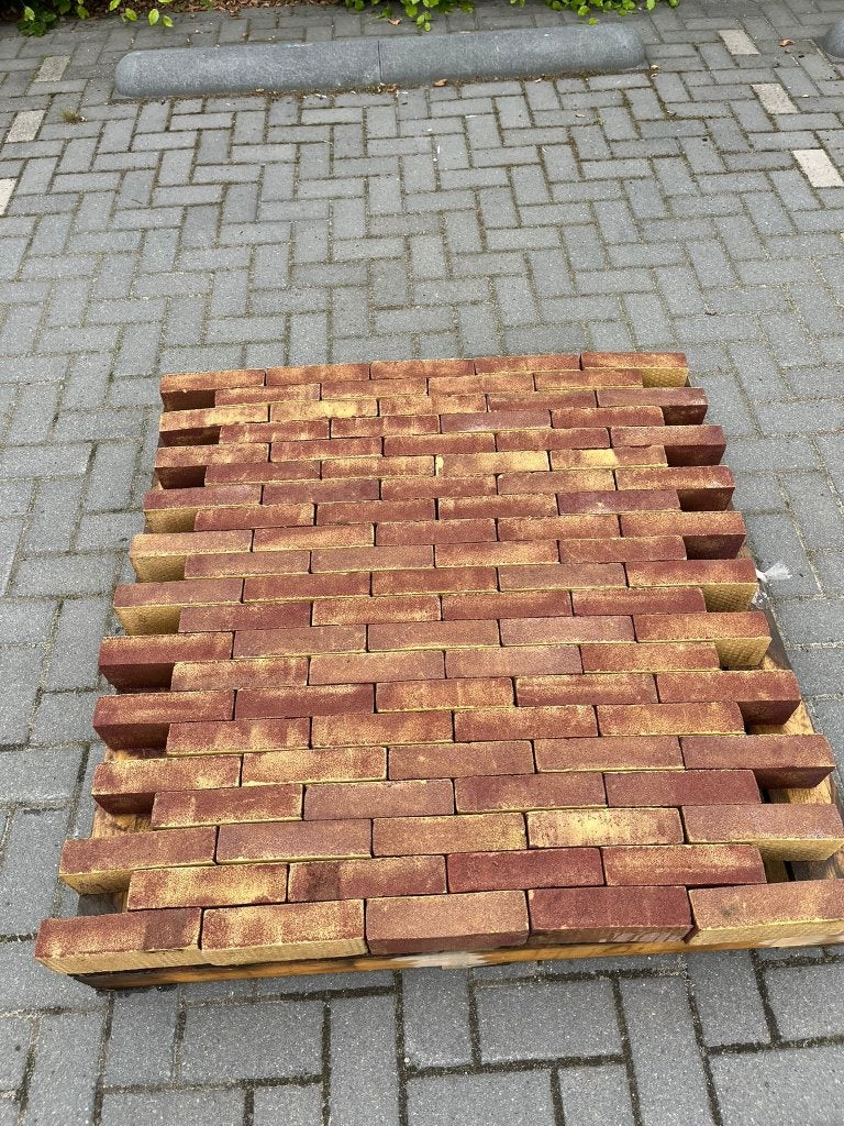Waalformaat Rood/Geel - 24m2, Keramiek, Klinkers, Nieuw, Ophalen of Verzenden