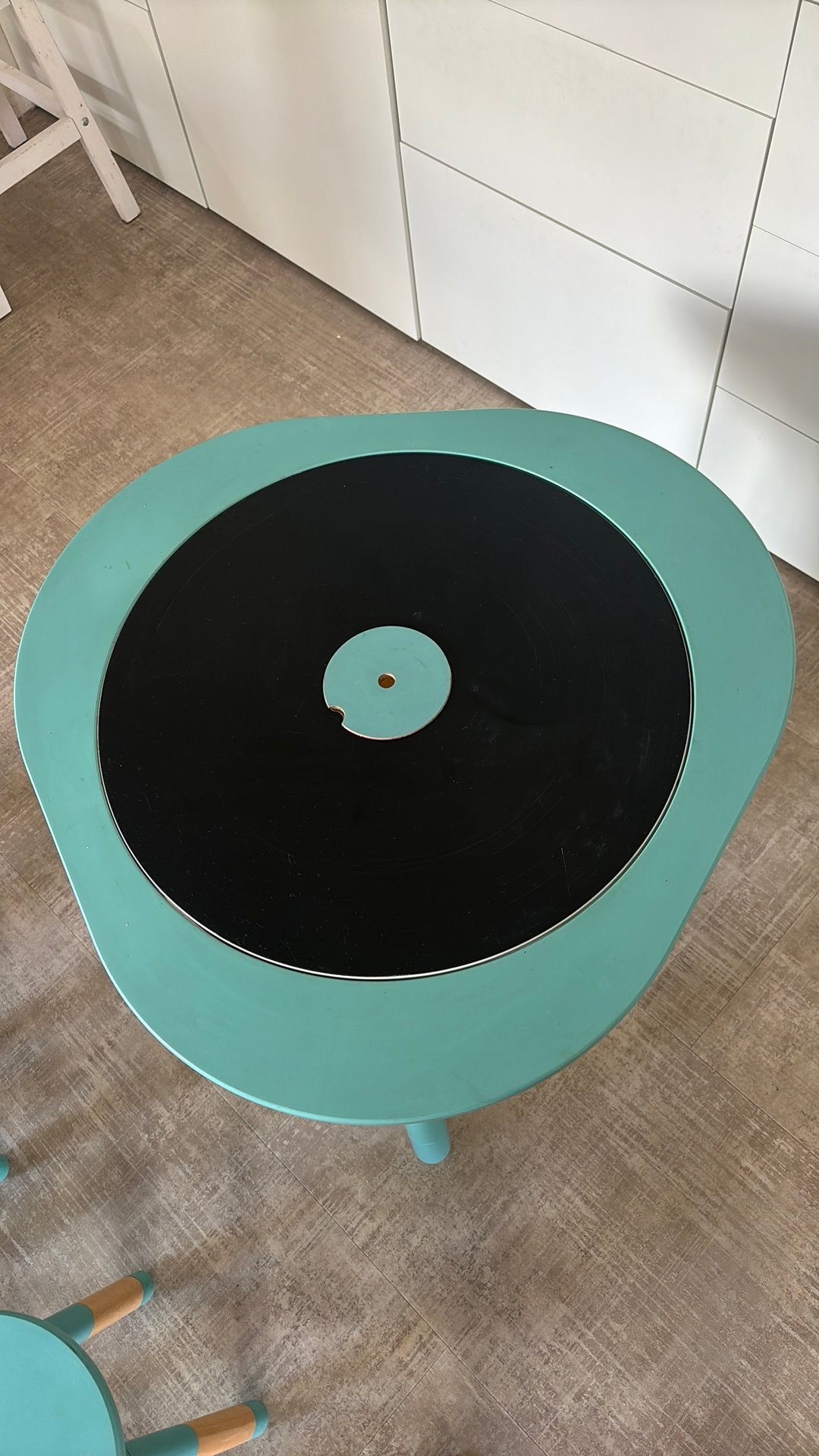 MUtable incl 3 stoelen + accessoires, Ophalen, Gebruikt, Tafel(s) en Stoel(en)