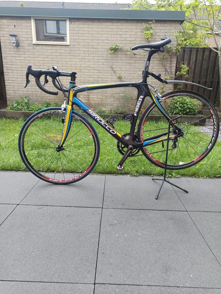 Sirocco Fiber Full carbon racefiets sportfiets 28 inch fiets, 28 inch, Gebruikt, Carbon, Velgrem