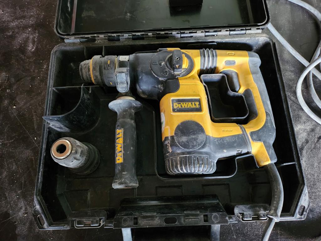 DeWalt SDS combihamer + snelwisselboorkop in Tstak koffer, Ophalen of Verzenden, Gebruikt