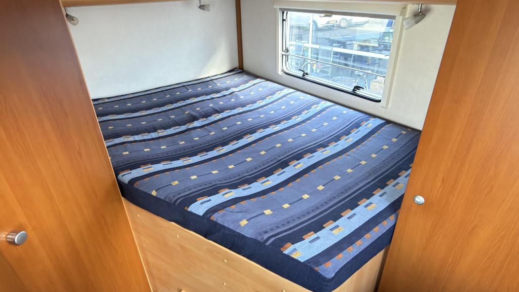 Fransbed met slechts 108dkm De Dethleffs Sunlight T58 '2007, Caravans en Kamperen, Ringverwarming, Ford, Tot en met 2, Bedrijf