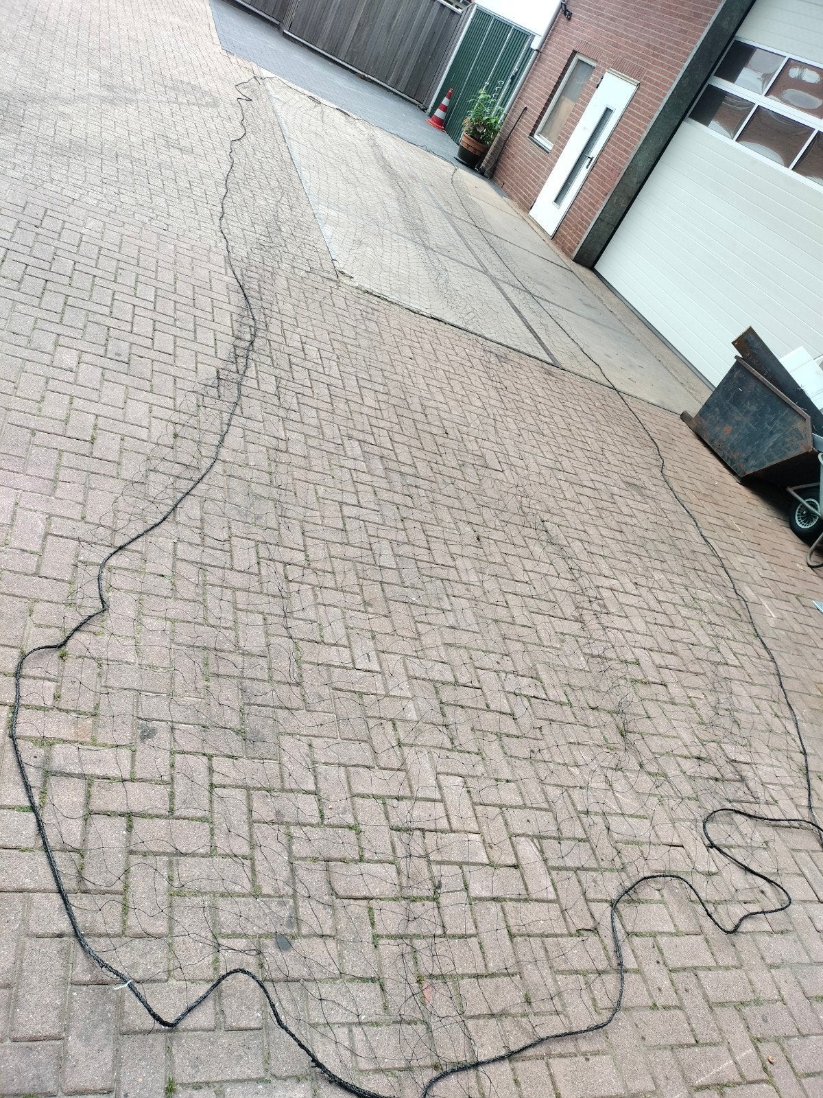 Net 12x4m met mazen van 10x10cm, Ophalen of Verzenden