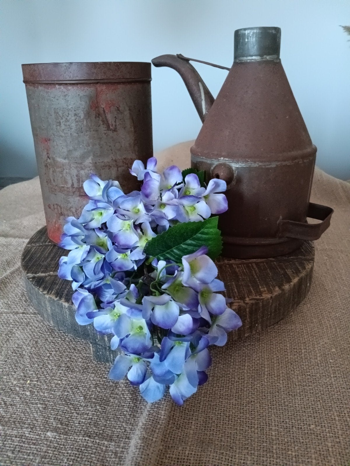 Brocante blik, Antiek en Kunst, Ophalen of Verzenden