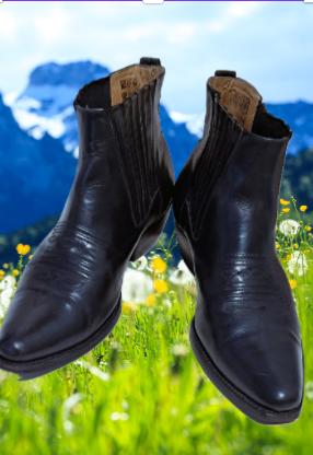 LOBLAN Handgemaakte authentieke cowboylaarzen 🤠mt44-45, Kleding | Heren, Schoenen, Verzenden, Zwart, Loblan, Boots