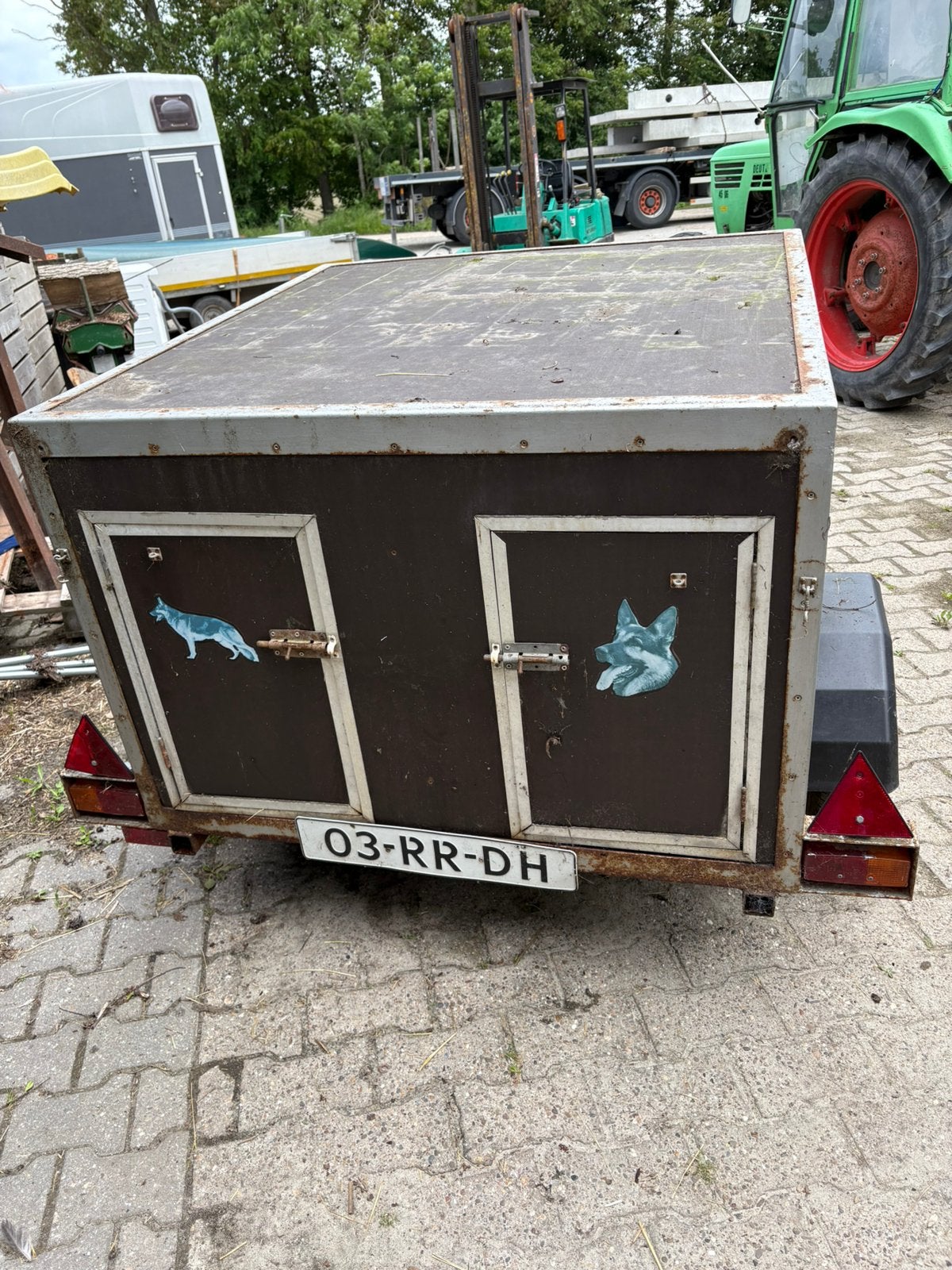 Bagagewagen / 3 vaks hondenkar, Dieren en Toebehoren, Ophalen, Zo goed als nieuw