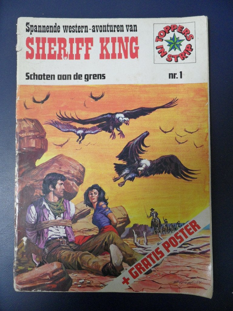 Spannende Western avonturen van Sheriff King. 13 X., Meerdere stripboeken, Ophalen of Verzenden, Gelezen
