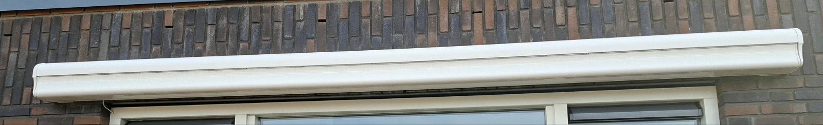 Te koop: zonnescherm in zeer nette staat, Tuin en Terras, Ophalen, Gebruikt, Elektrisch, 150 tot 300 cm