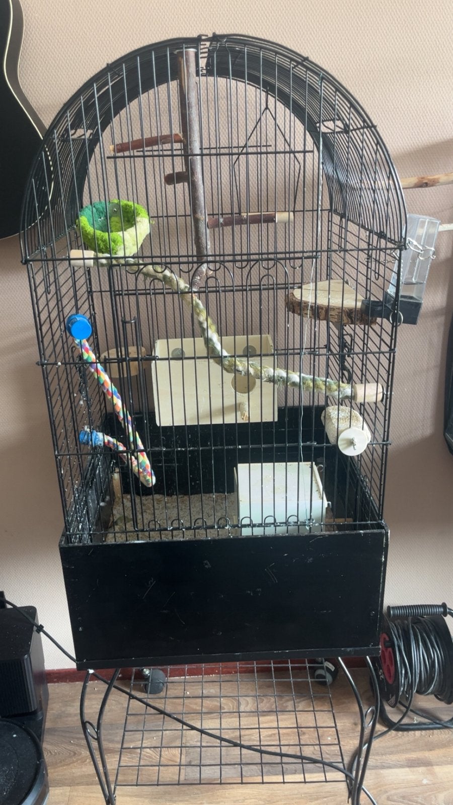 Gratis vogelhok, Ophalen, Gebruikt, Metaal, Vogelkooi