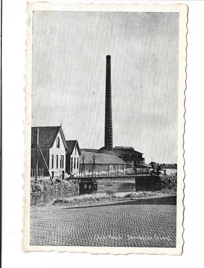 Oude Pekela. Steenfabriek. Strating., Ophalen of Verzenden, 1920 tot 1940, Ongelopen, Groningen