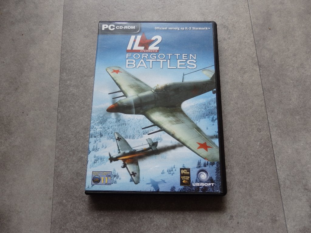 pc cd Rom Il2 Sturmovik: Forgotten Battles Il-2, Gebruikt, 1 speler, Racen en Vliegen, Ophalen of Verzenden