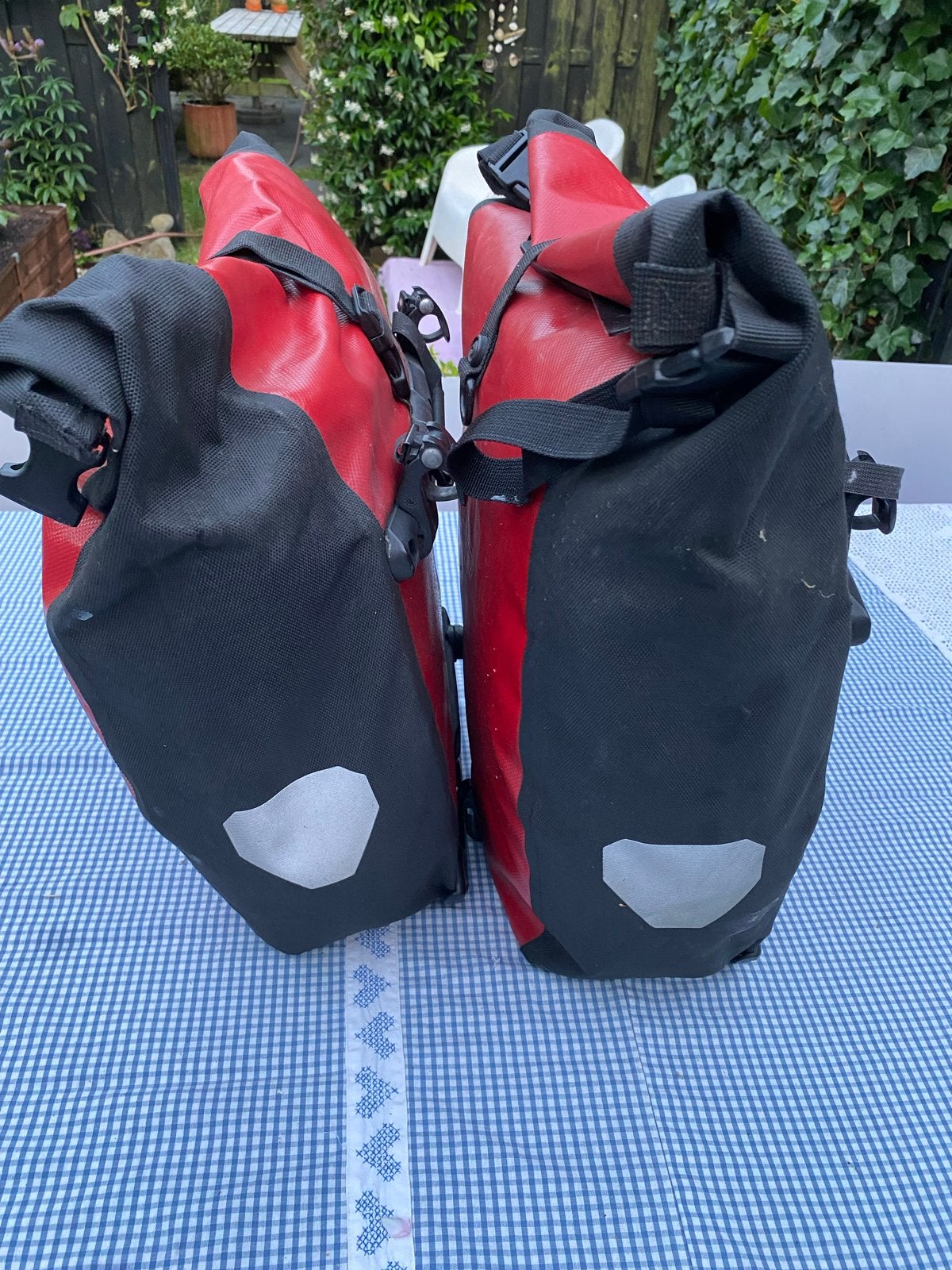 Ortlieb fietstassen set (2x achtertas, 1x stuurtas), Ophalen, Gebruikt