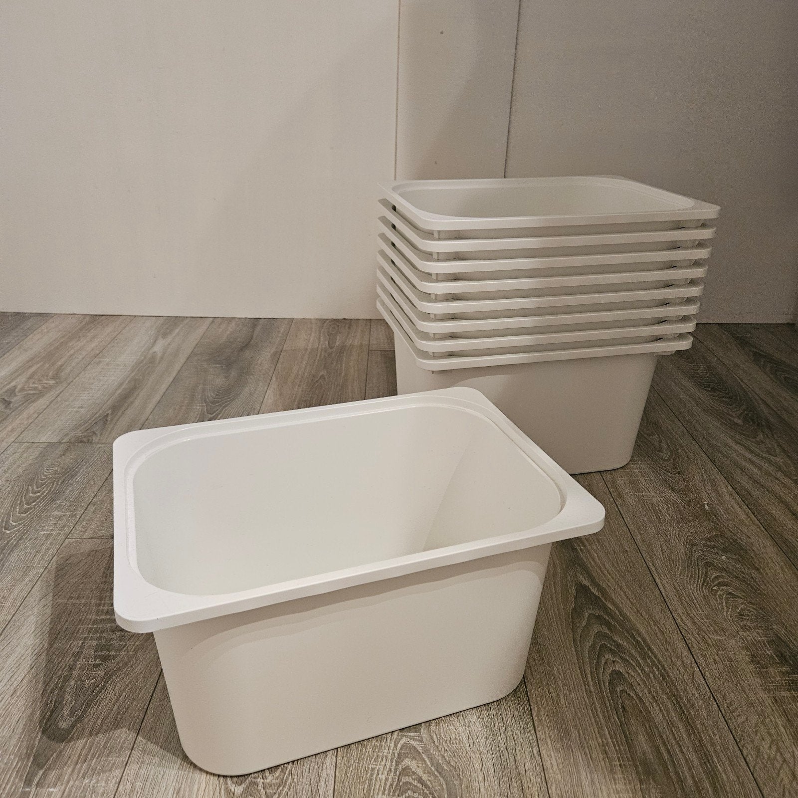 TROFAST Opbergbakken nieuw, wit, 42x30x23 cm

9 stuks, Ophalen, Nieuw