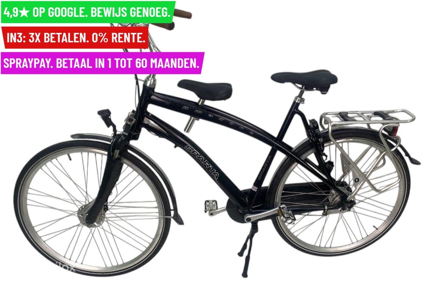 Herenfiets Sparta Amazone 28"/60cm/7ver - Garantie/Levering, Gebruikt, Sparta, Facebikenl@gmail.com, 53 tot 57 cm