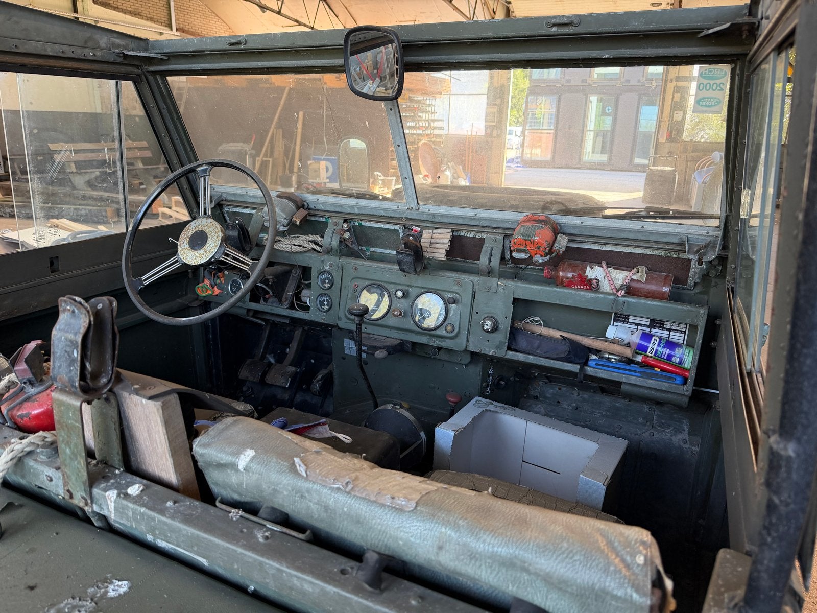 Land Rover 1962 Groen oldtimer, foto 6