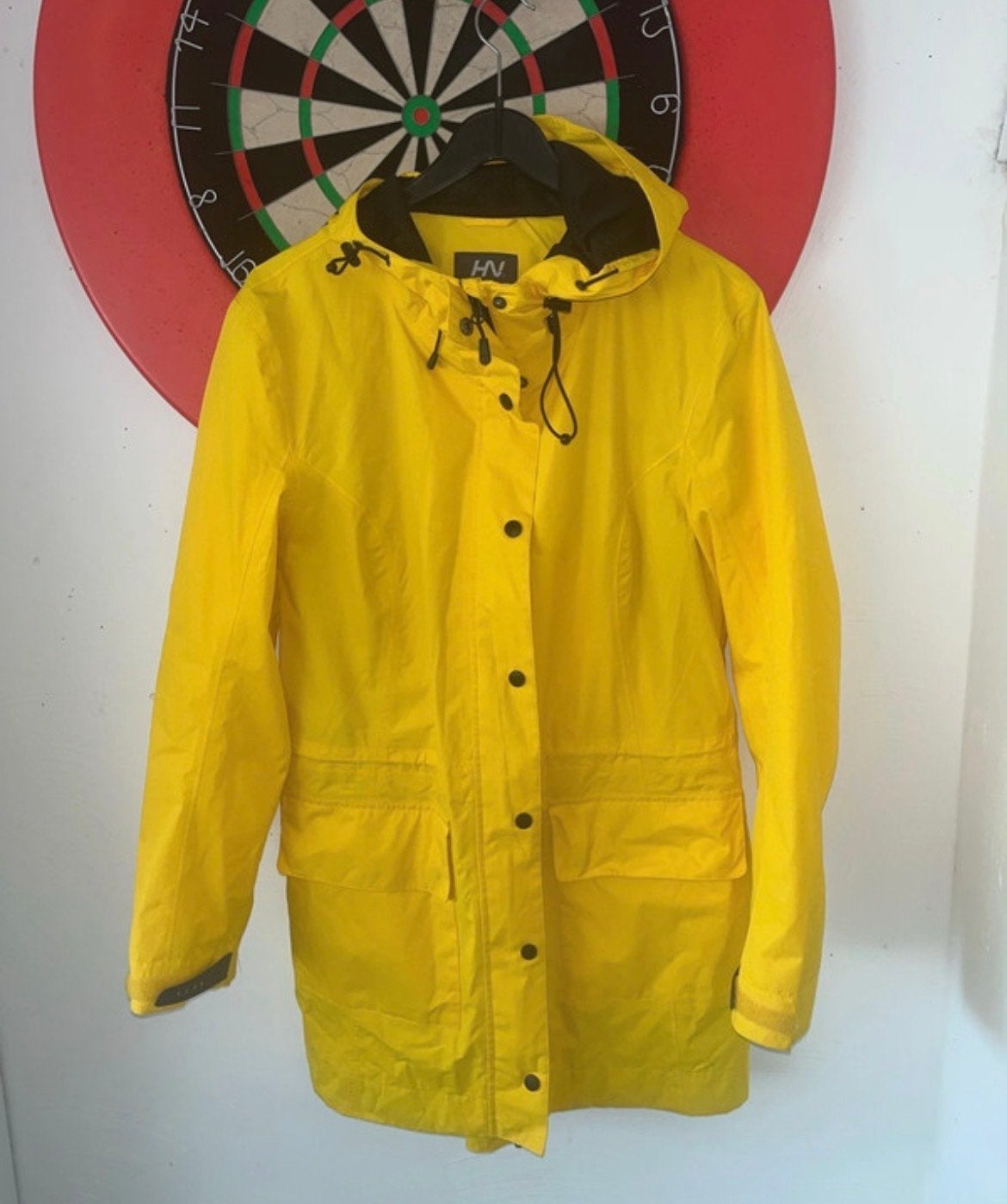 Gele Human Nature regenjas, maat XL, Ophalen of Verzenden, Zo goed als nieuw, Maat 46/48 (XL) of groter, Geel