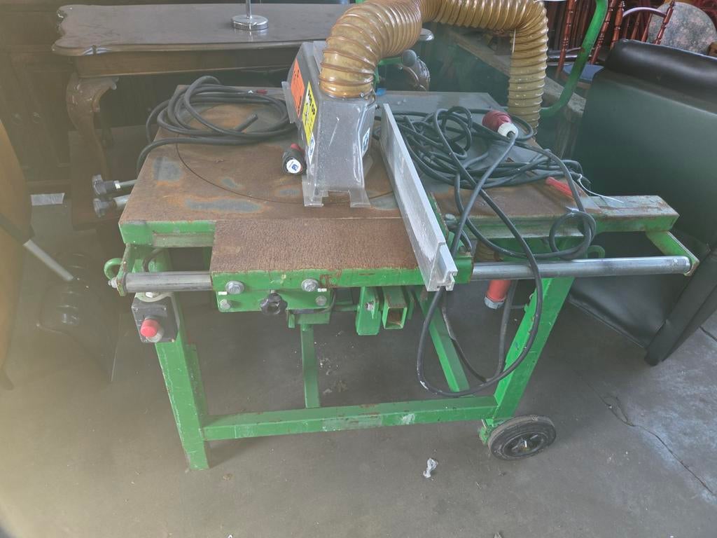 Robuuste Tafelzaag met Afzuiging - Gebruikt, Ophalen, Gebruikt, Cirkelzaag, 70 mm of meer