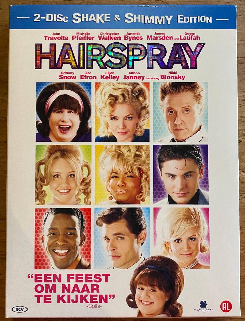Hairspray 2dvd (John Travolta), Alle leeftijden, Ophalen of Verzenden, Zo goed als nieuw, Romantische komedie