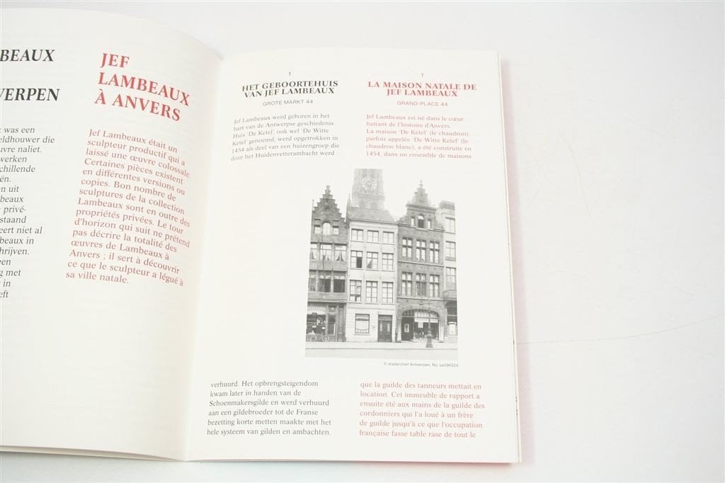Lambeaux Antwerpen — Jef Lambeaux Beeldhouwer, Ophalen of Verzenden, Gelezen