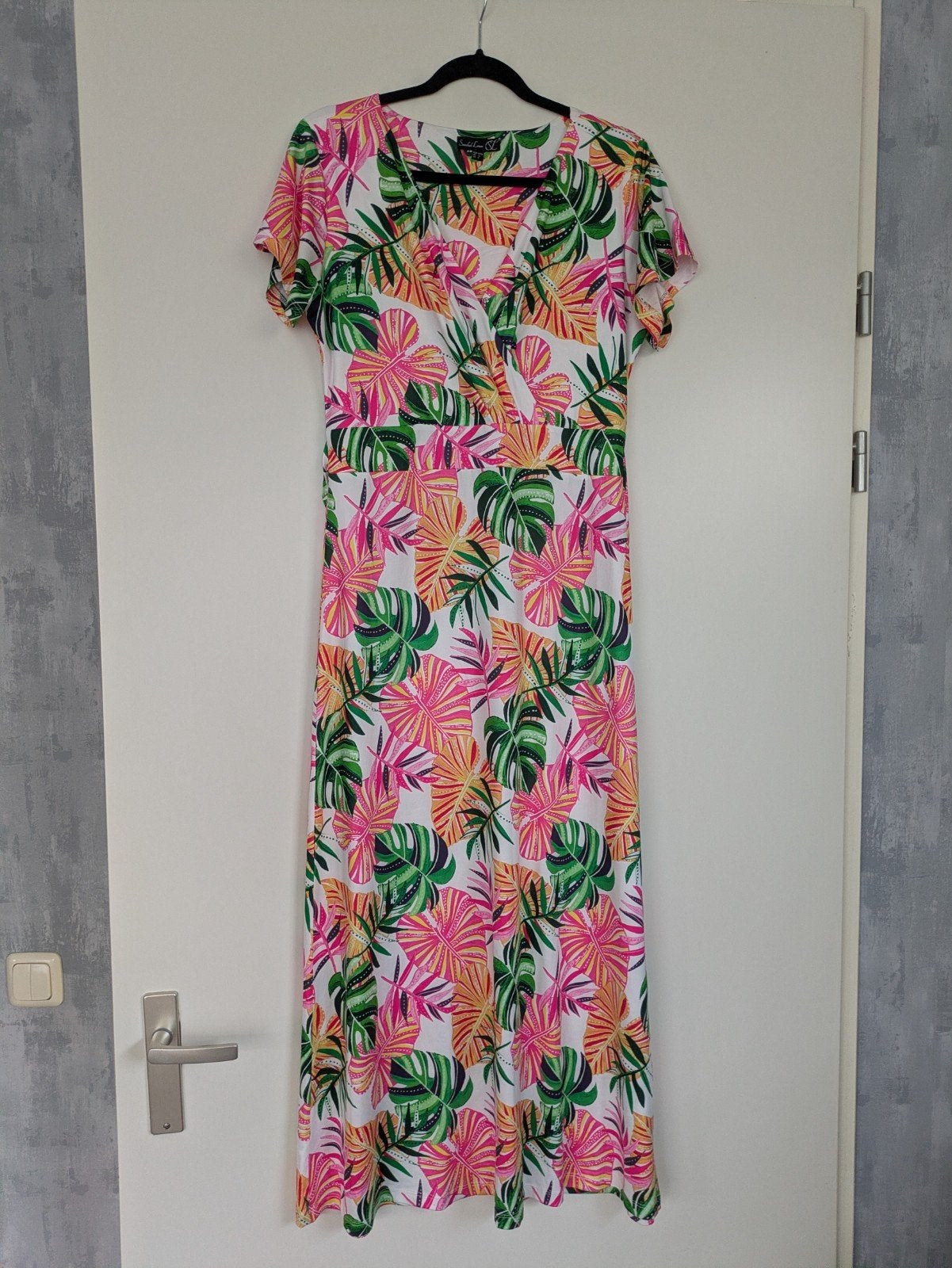 Smashed Lemon maxi jurk met print maat M/38, Maat 38/40 (M), Zo goed als nieuw, Smashed Lemon, Onder de knie