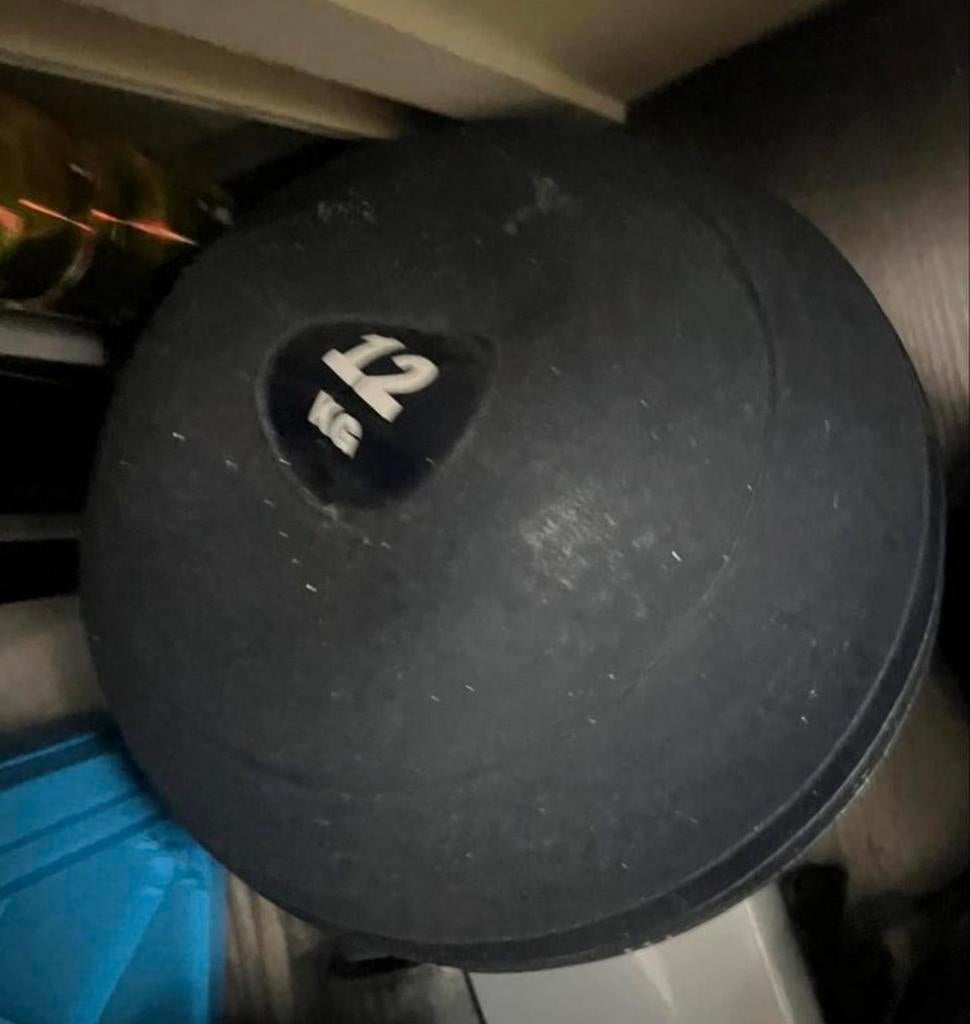 Slam Ball - 12 kg, Ophalen of Verzenden, Zo goed als nieuw, Armen, Medicijnbal