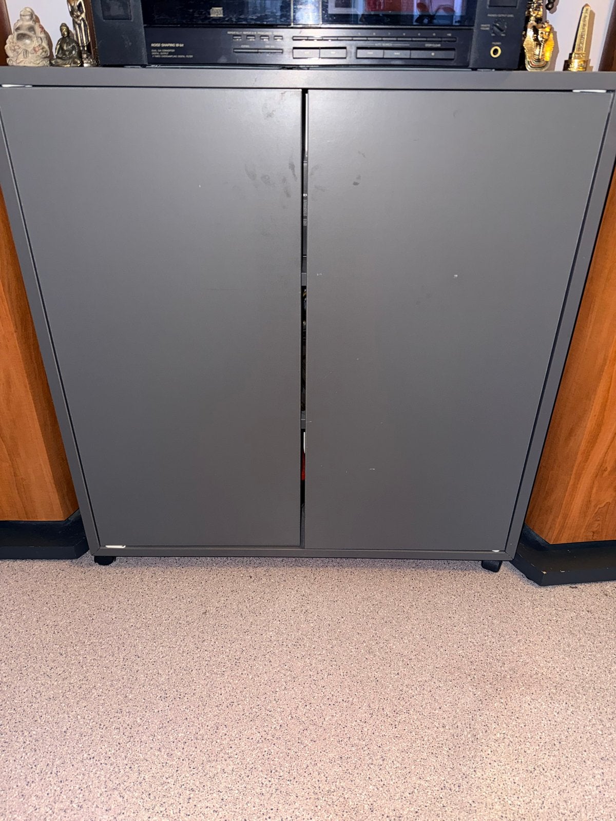 IKEA EKET kast met 2 deuren - Grijs, Huis en Inrichting, Kasten | Overige, Ophalen, Gebruikt