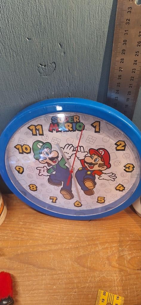 Super Mario klok (27426), Gebruiksvoorwerp, Accutime, ., Ophalen of Verzenden