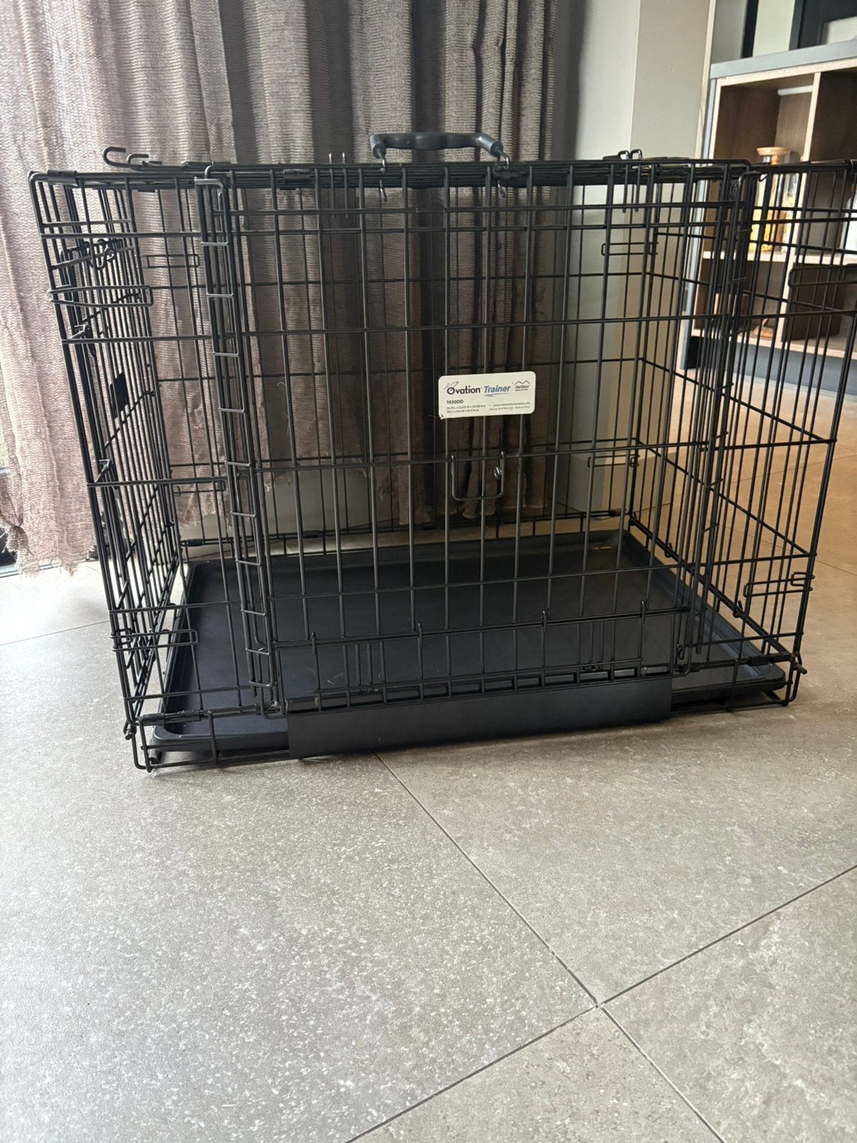 Ovation trainer hondenbench, Dieren en Toebehoren, Ophalen, Zo goed als nieuw, Minder dan 65 cm