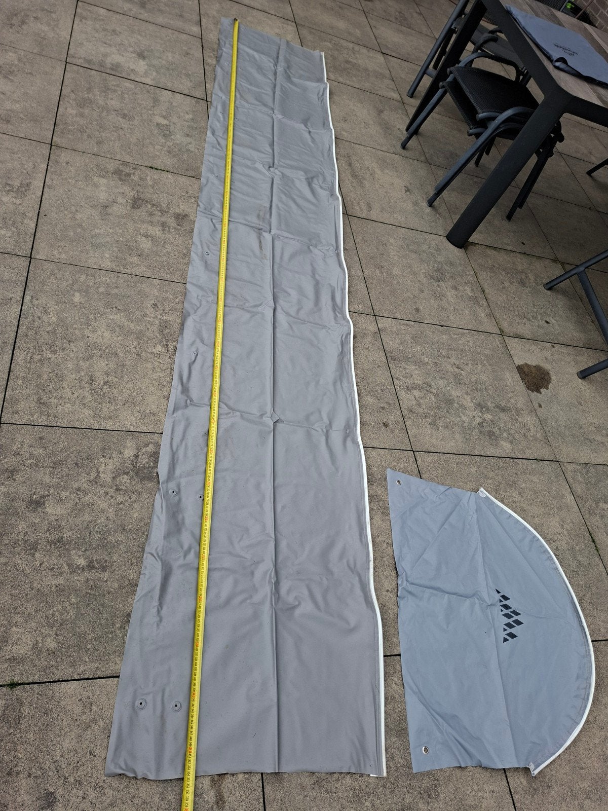 Tochtstrip / wielflap max 3,5 meter bij 61 cm, Caravans en Kamperen, Ophalen of Verzenden, Zo goed als nieuw